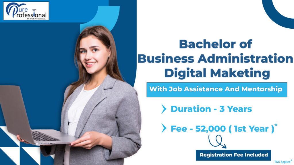  BBA in Digital Marketing with Job Assistance & Mentorship