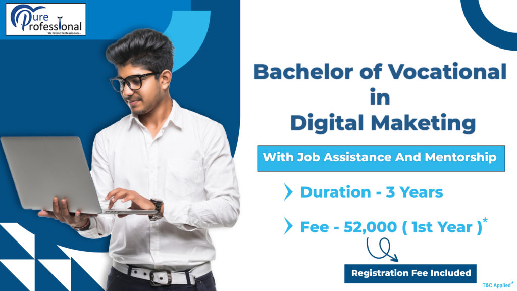 b.voc in digital marketing with job assistance and mentorship