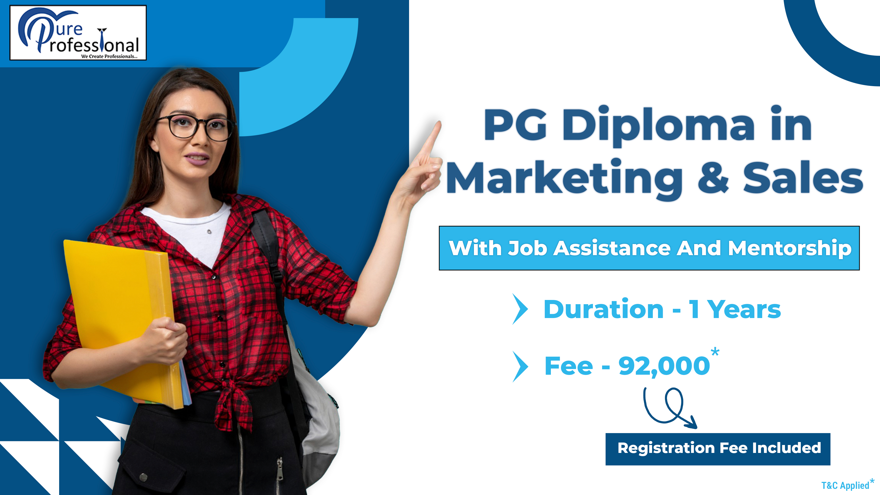 PG Diploma in Marketing Sales with job assistance and mentorship