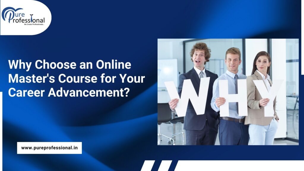 online master's course for career advancement