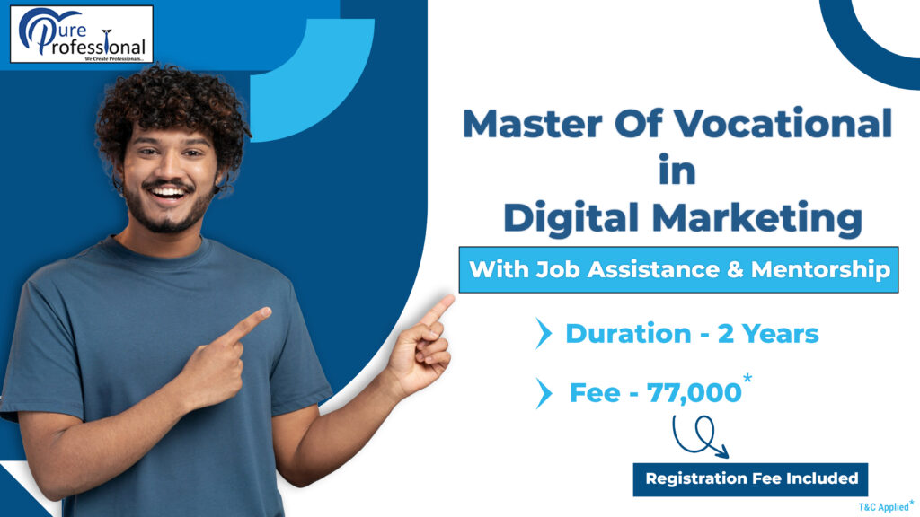 M.VOC IN DIGITAL MARKETING WITH JOB ASSISTANCE 